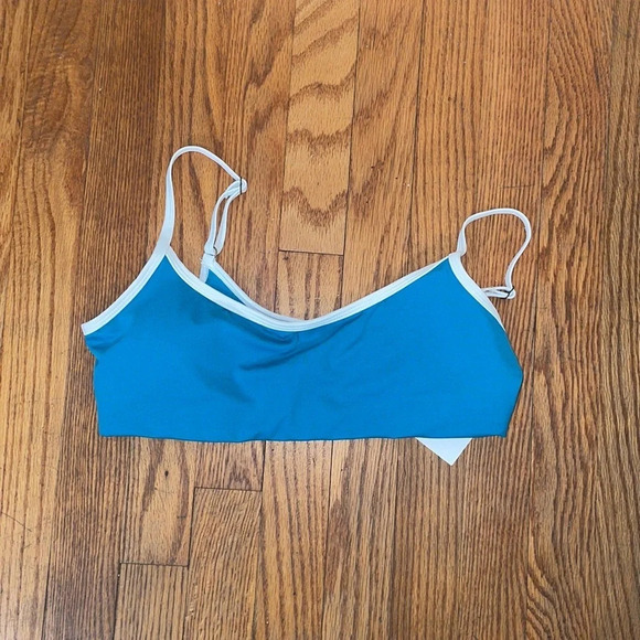 Andie The Dolphin Bikini Top Swimsuit Baltic blue NWT - Picture 3 of 7